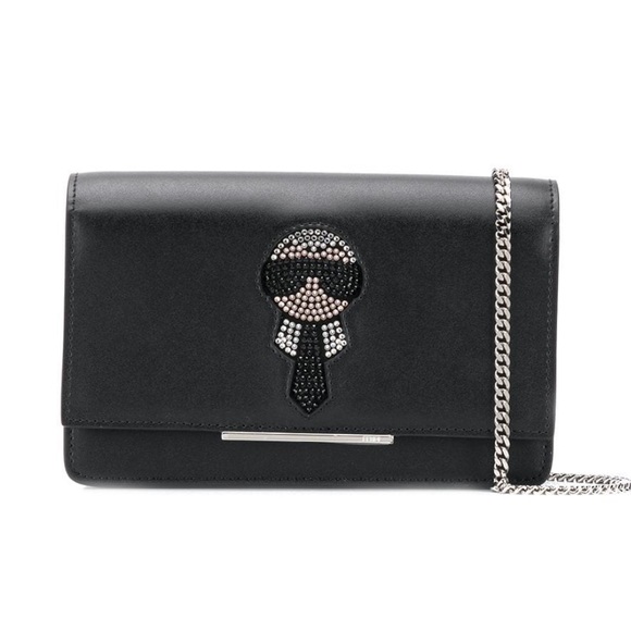 🔥NWT Authentic FENDI Karlito Crossbody with removable chain - Picture 2 of 16